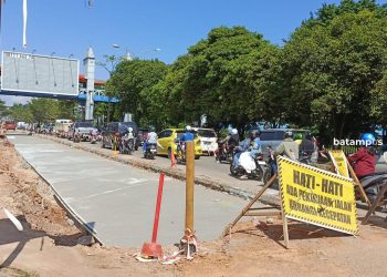 Jalan R Suprapto Diperlebar, Bagian Jalan SP Plaza Mulai Disemenisasi