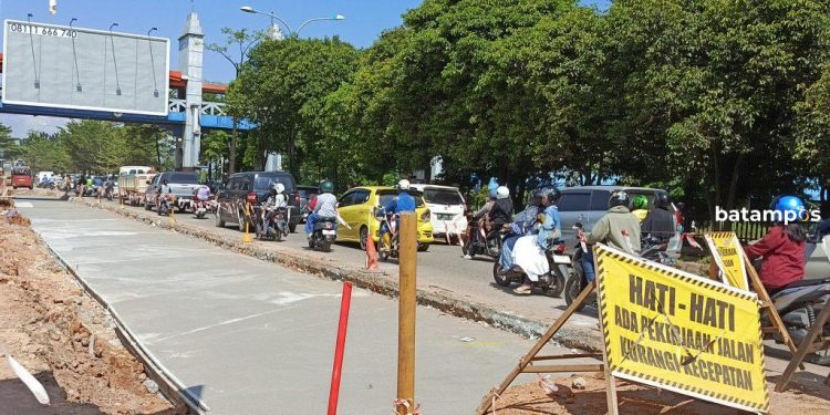 Jalan R Suprapto Diperlebar, Bagian Jalan SP Plaza Mulai Disemenisasi