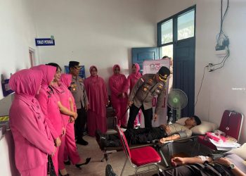 58 Kantong Darah Berhasil Dikumpulkan Polres Anambas di Kepri