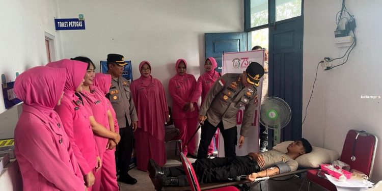 58 Kantong Darah Berhasil Dikumpulkan Polres Anambas di Kepri