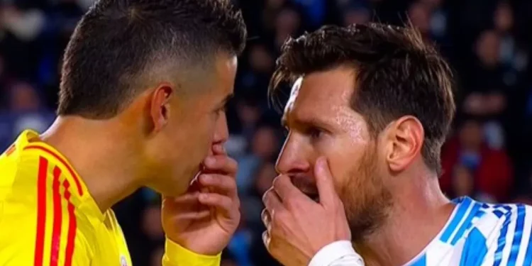 Drama Argentina Lawan Kolombia di Kualifikasi Piala Dunia 2026, Messi Bertengkar dengan James Rodriguez