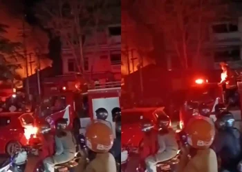 Mobil LCGC Terlibat Kecelakaan Saat Diseruduk Damkar Karena Tidak Memberi Jalan