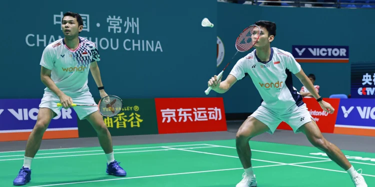 Duet Fajar dan Fikri Tembus Semifinal China Open 2025 Setelah Jinakkan Ganda Putra Terbaik Dunia