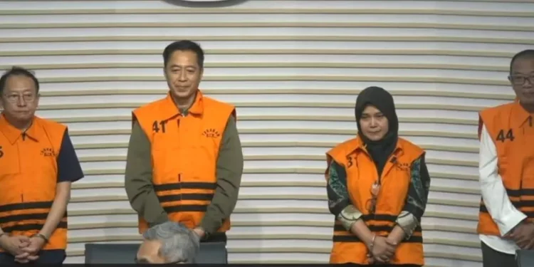 KPK Tahan 4 Tersangka Kasus Pemerasan TKA di Kemnaker