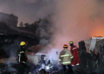 Penyebab Kebakaran Ruli Baloi Blok II Akibat Korsleting Listrik