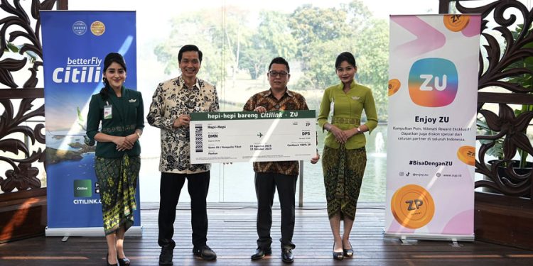 Kolaborasi Citilink dan ZU Luncurkan Program Loyalitas Terpadu untuk Pelanggan