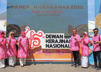 Erlita Amsakar ikuti puncak HUT ke-45 Dekranas di Balikpapan