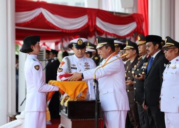 Peringatan HUT ke 80 RI Dipimpin Gubernur Ansar Ahmad, Memperkuat Pembangunan Daerah Kepri