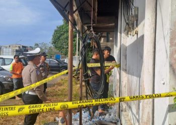 Kebakaran Ruang Tunggu Pelabuhan Tanjunguban, Polisi Selidiki Dugaan Kelalaian
