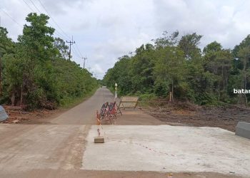 Tiga Titik Pemasangan Box Culvert di Bintan Selesai, Jalan Sudah Bisa Dilalui