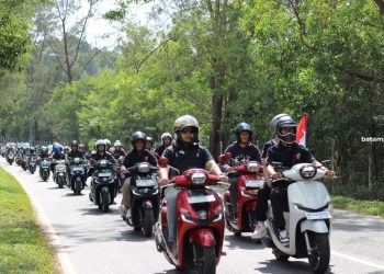 Bikers Batam Kobarkan Semangat HUT RI ke-80 dalam Convoy Merdeka
