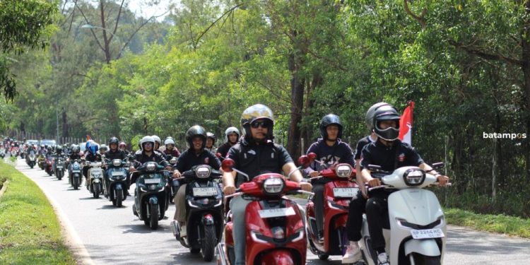 Bikers Batam Kobarkan Semangat HUT RI ke-80 dalam Convoy Merdeka