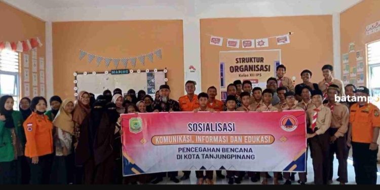 Pelajar Tanjungpinang Belajar Siaga Bencana dengan Keterlibatan Guru