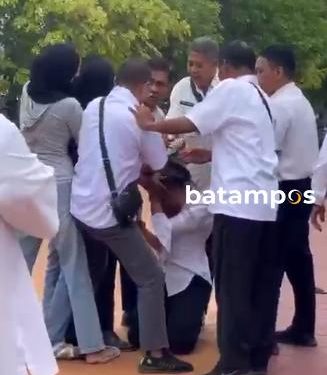 Kasus Ibu Bhayangkari Aniaya Pegawai Honorer Pemkot Batam Masih Berlanjut di Polsek Batam Kota
