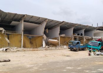 Tujuh Ruko di Tanjung Riau Ambruk Setelah Hujan Deras, Polisi Selidiki Pengembang