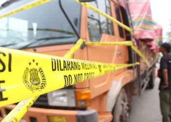 Periksa Sopir Truk, Polisi Selidiki Asal dan Peredaran Barang Impor di Sagulung