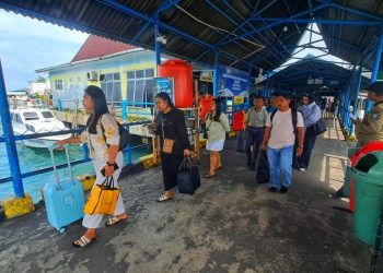 Penumpang Pelabuhan Bulang Linggi Bintan Mencapai 1.093 Orang Saat Libur Natal