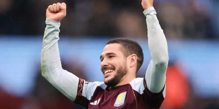 Gol Menit Terakhir Buendia Kalahkan Arsenal di Villa Park