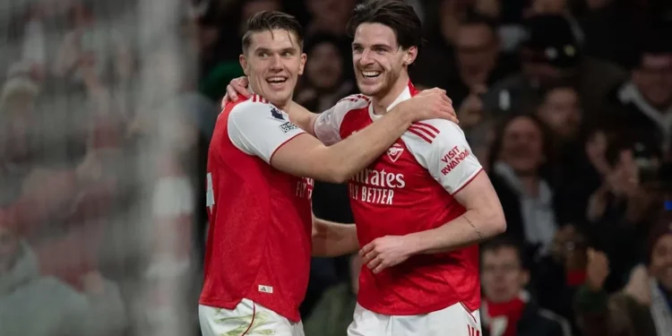 Cetak Dua Gol, Mikel Arteta Sebut Declan Rice Gelandang Terbaik Dunia