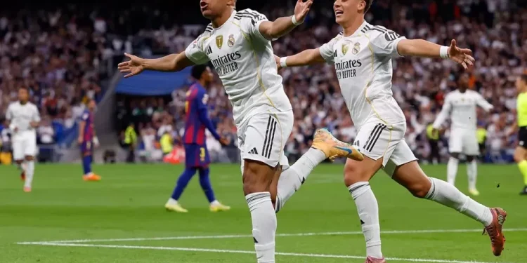 Mbappe Bersinar, Madrid Meninggalkan Barcelona di Klasemen La Liga