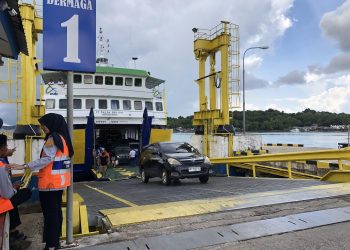 Cuaca Membaik, Arus Kapal Roro Punggur Uban Kembali Normal dan Jadwalnya