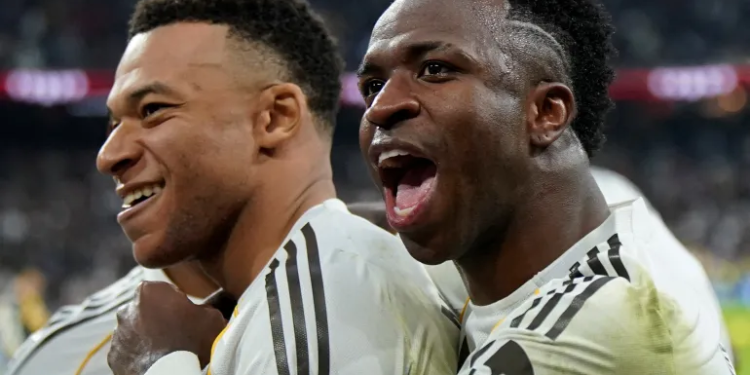 Real Madrid Menang 4-1 Atas Sociedad, Vinicius Cetak Dua Penalti