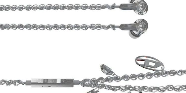 Earphone Kabel Logam dari Diesel, Kombinasi Gaya Fashion dan Audio