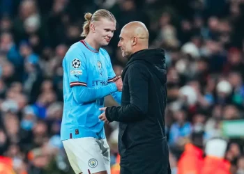 Guardiola Sebut Haaland Striker Terbaik Menjelang Duel Seru City vs Liverpool